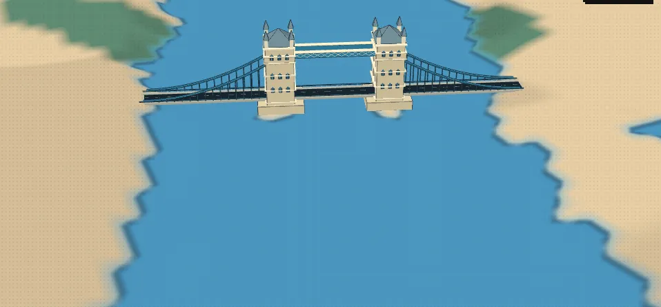 Tower Bridge over the Thames.